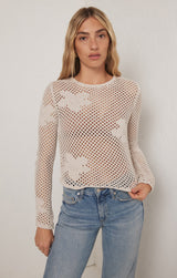 Blossom Floral Sweater Natural