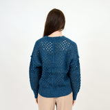 Nanumea Open Knit Sweater Teal