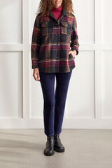 Wool Cozy Pocket Shacket Dahlia