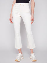 Stretch Boot Leg Pants Natural