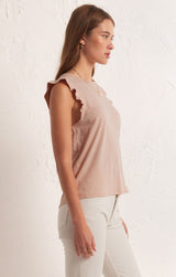 Marielle Flutter Tank Soft Pink