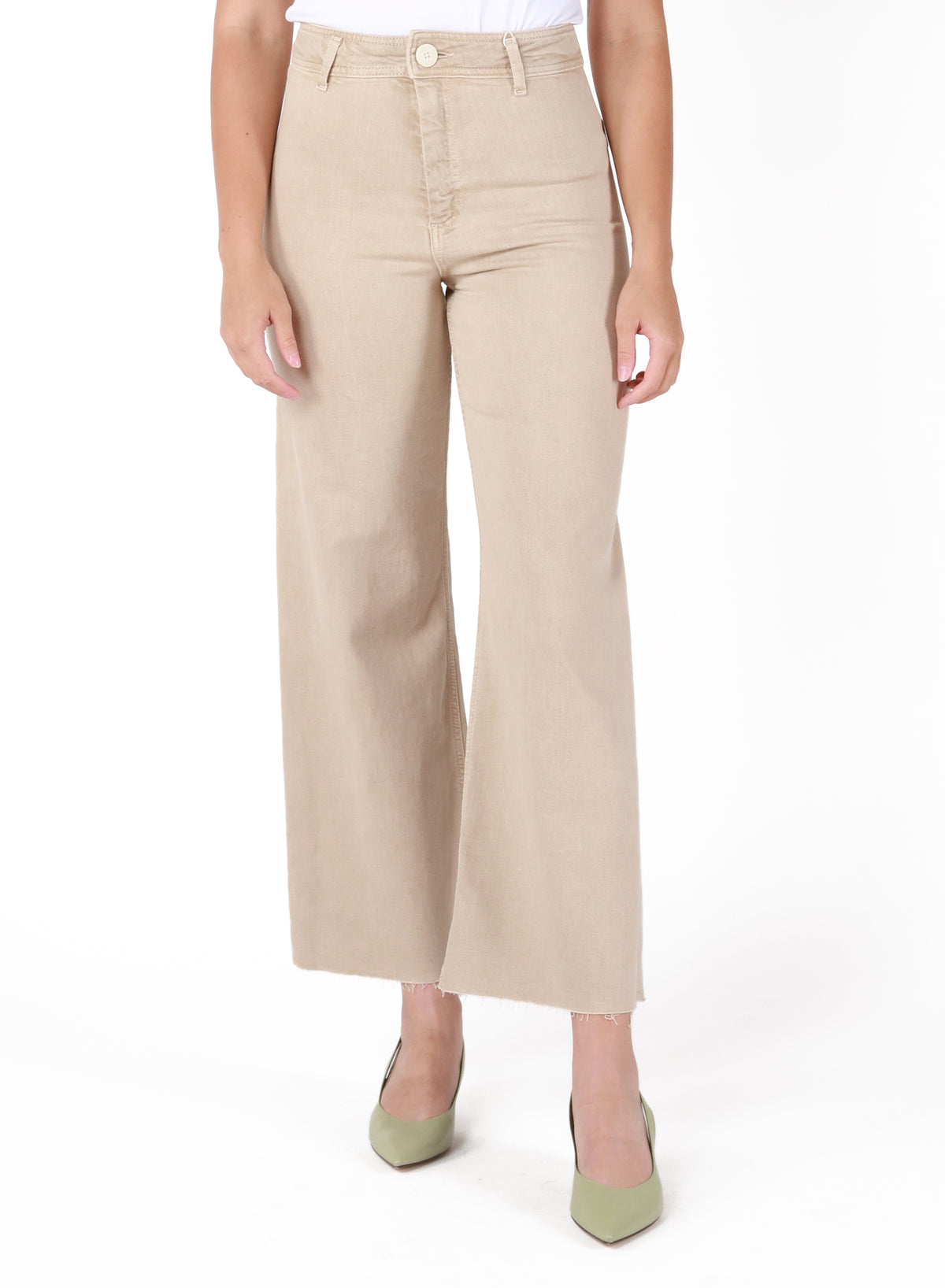 Super Hi Rise Culotte Pant Light Tan