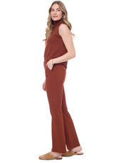 Isabelle Palermo Bootleg Pants Paprika