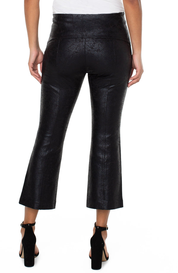 Stella Kick Flare Black Crackled