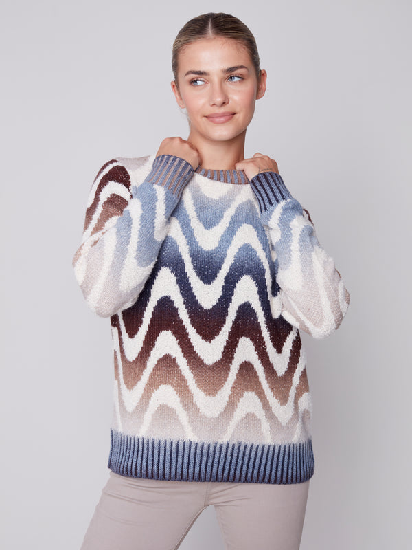 Space Dye Knit Sweater
