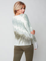 Reversible Printed Sweater Tea