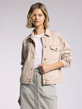 Magnolia Jacket Washed Taupe