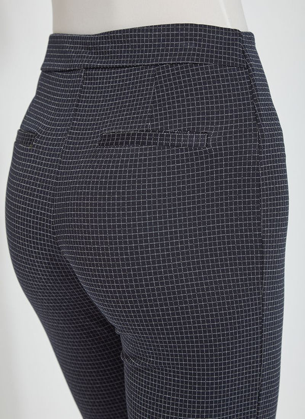 Patterned Wisteria Ankle Pant Sharp Grid