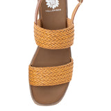 Jeju Platform Sandals Tan