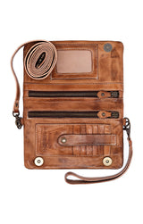 Cadence Convertible Wallet Tan Rustic