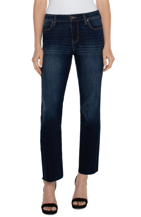 Kennedy Straight Cut Hem Jeans Clover