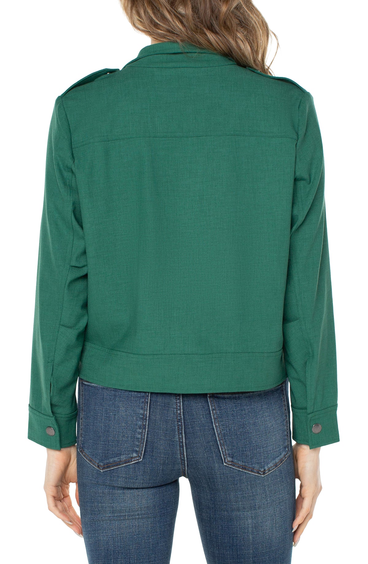 Utility Crop Jacket Serpentine