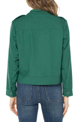Utility Crop Jacket Serpentine