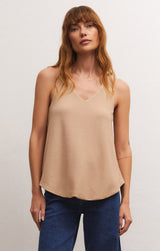 Vagabond Sparkle Tank Champagne