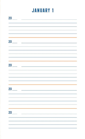 Pendleton One Line A Day Book