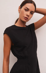 Rowan Textured Knit Dress Black