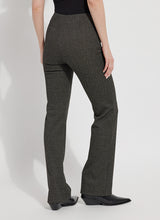 Elysse Wide Leg Smoked Herringbone