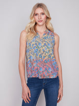 Sleeveless Ruffle Neck Top Glory