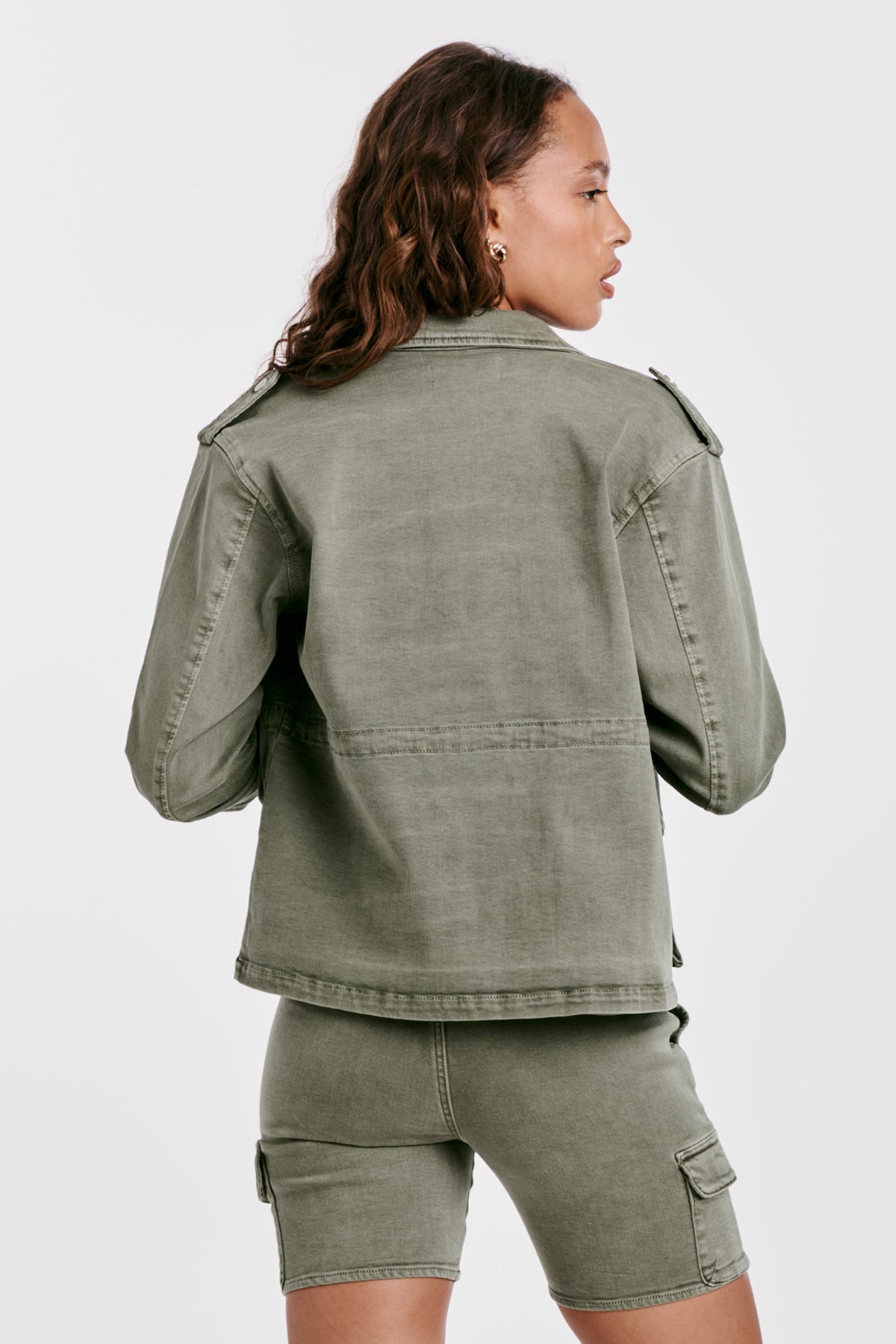 Mimi Utility Jacket Army Moss