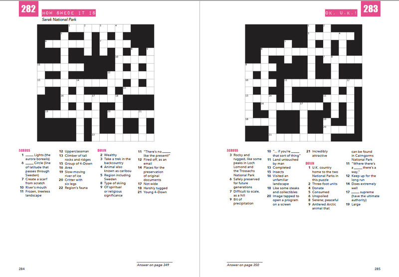 National Parks: 300 Crossword Puzzles