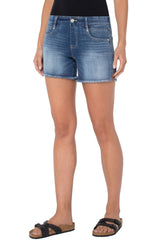 Gia Glider Fray Hem Short Tilton