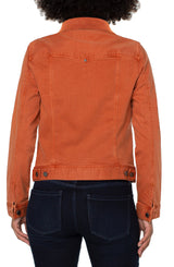 Classic Jean Jacket Orange Rust