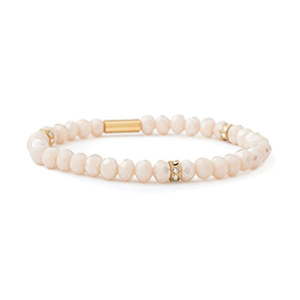 Stretch Bracelet - 6mm Cream