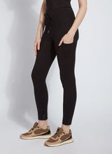 Drawstring Premium Lounge Jogger Black
