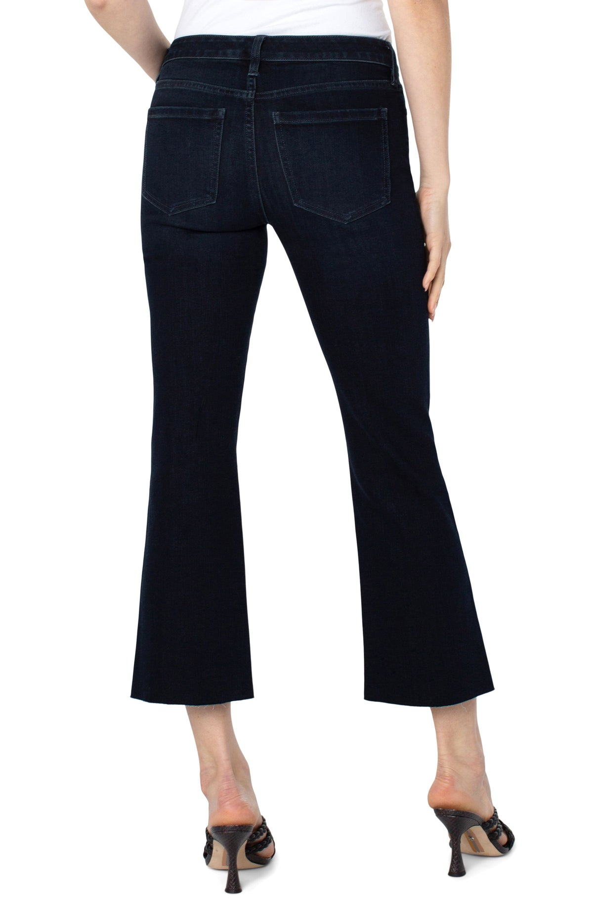 Hannah Crop Flare Cut Hem Piedmont