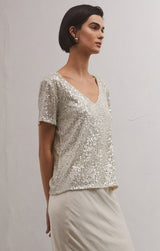 Marbella Sequin Top Stardust
