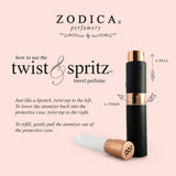 Zodiac Twist & Spritz Travel Perfume