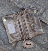 Cadence Convertible Wallet Taupe Rustic