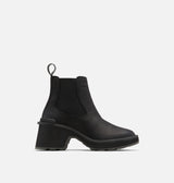 Hi Line Heel Chelsea Boot Black + Sea Salt