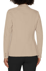 Classic Fitted Solid Blazer Biscuit Tan