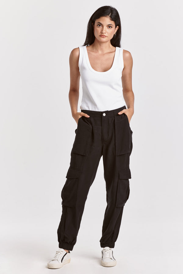 Sandy Cargo Pants Black