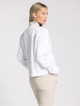 Jackie Relaxed Fit Jacket White