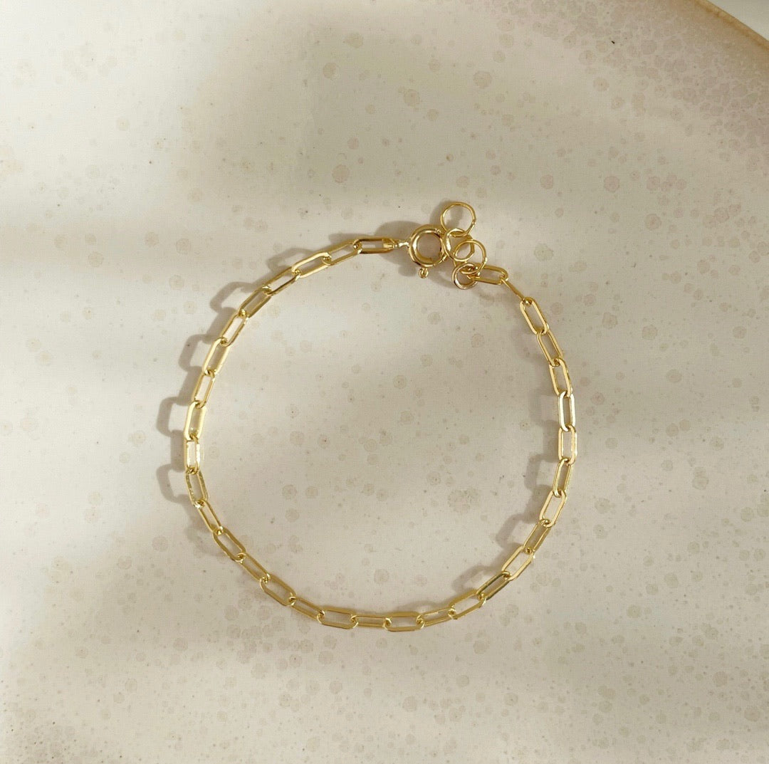 Narrow Links Bracelet 14k Gold Fill