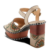 Gogetem Heels Beige Multi