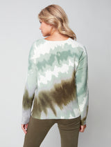 Reversible Printed Sweater Tea
