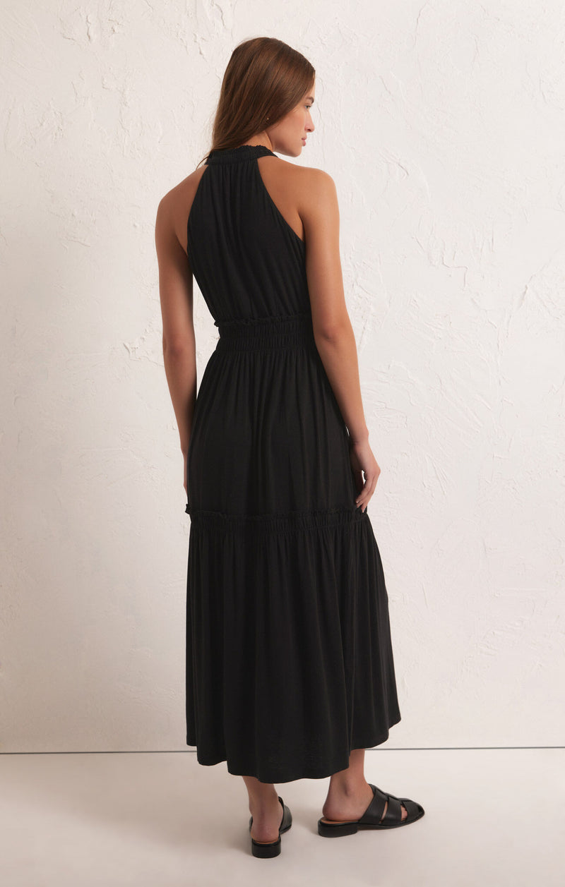 Rhea Midi Dress Black