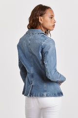 Minah Denim Blazer Santos