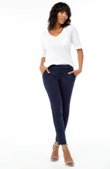 Kelsey 29" Knit Trouser  Cadet Blue