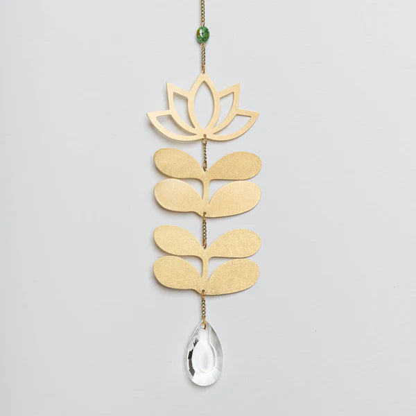 Crafted Suncatcher Lotus | African Turquoise