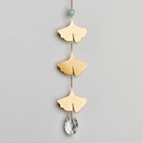 Crafted Suncatcher Botanical Leaf | Amazonite