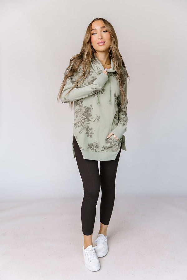 Sideslit Hoodie Sunday Brunch