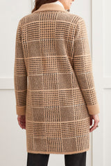Double Breasted Long Coat Cinnamon