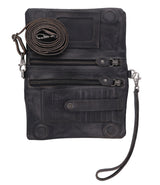 Cadence Convertible Wallet Black Rustic