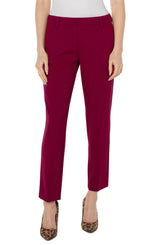 Kelsey 29" Knit Trouser  Garnet Berry
