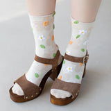 Big 3D Daisy Socks