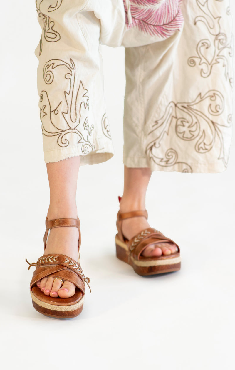 Necessary Platform Sandals Tan Rustic + Nectar Lux